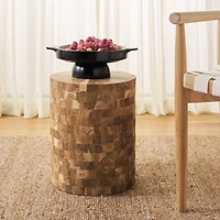Natural Reclaimed Teak Round Ira Stool