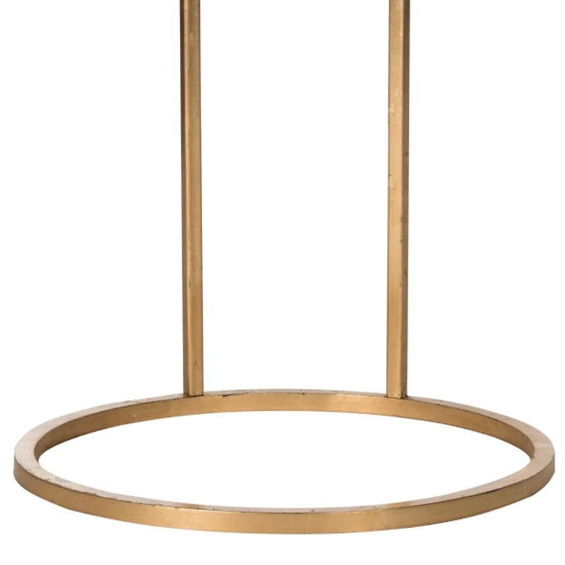 Gold Metal Round Lucile C-Table