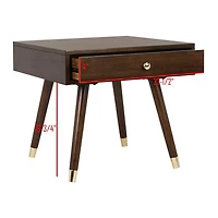 Brown Modern Levi End Table