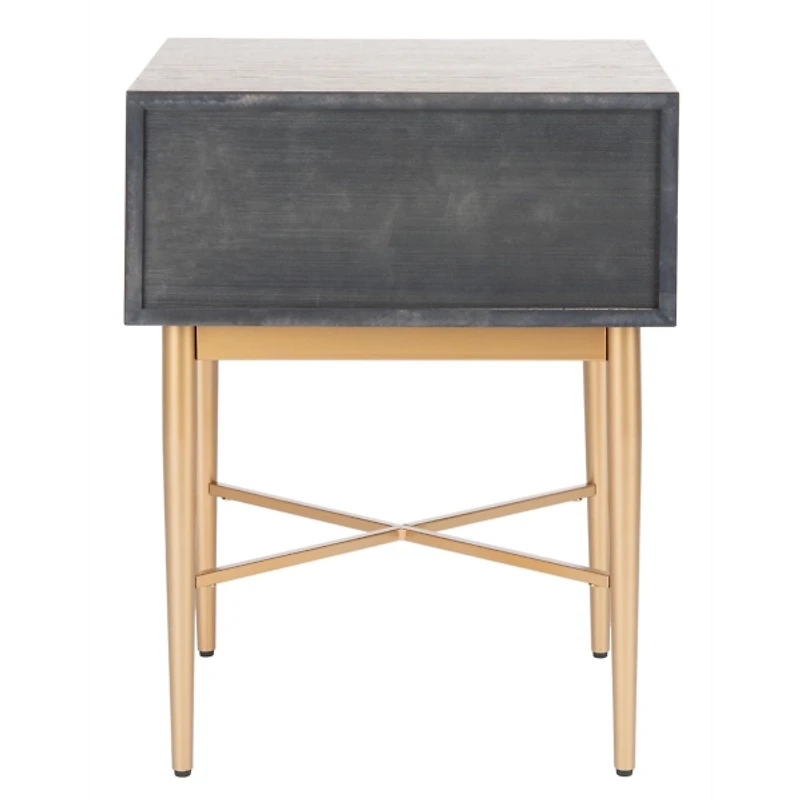 Brown Wood Angie Modern Accent Table