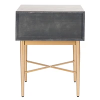 Brown Wood Angie Modern Accent Table