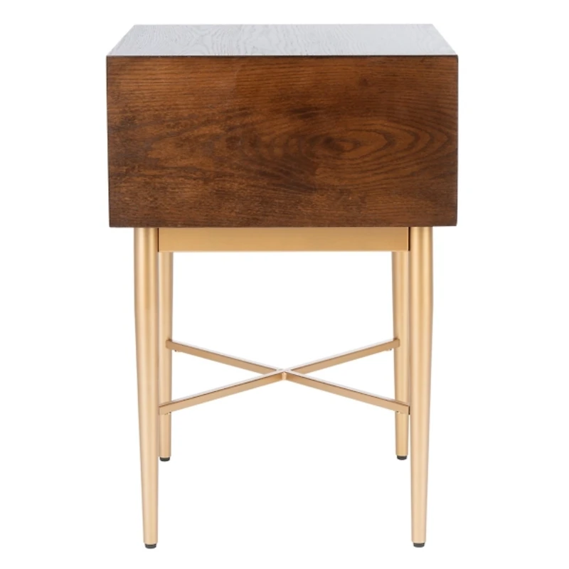 Brown Wood Angie Modern Accent Table