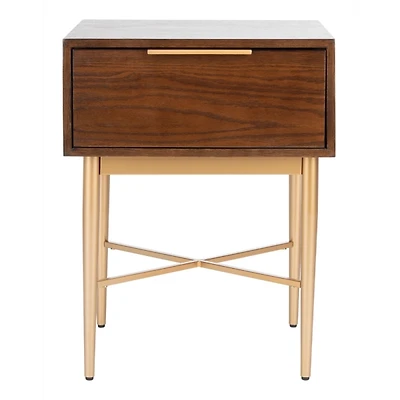 Brown Wood Angie Modern Accent Table