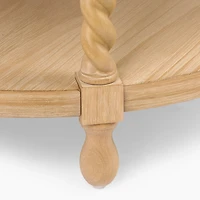 Isabella Natural Wood Round Coffee Table