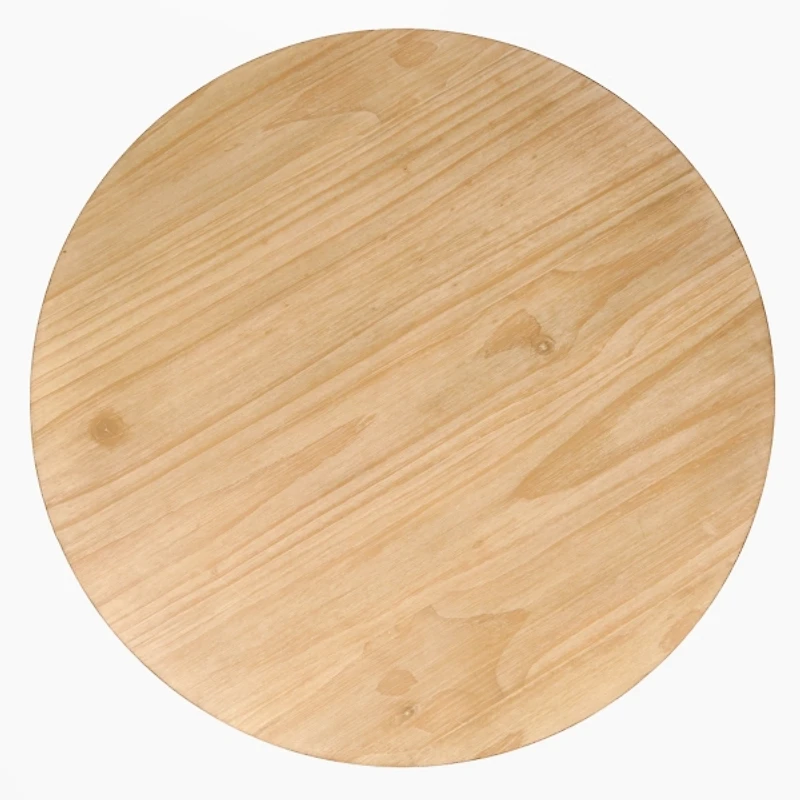 Isabella Natural Wood Round Coffee Table