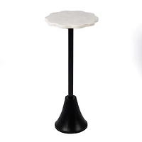 Scalloped Marble Cocktail Table
