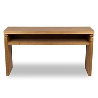 Distressed Wood Beaded Andrew Console Table