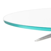 Silver Crane Metal Accent Table