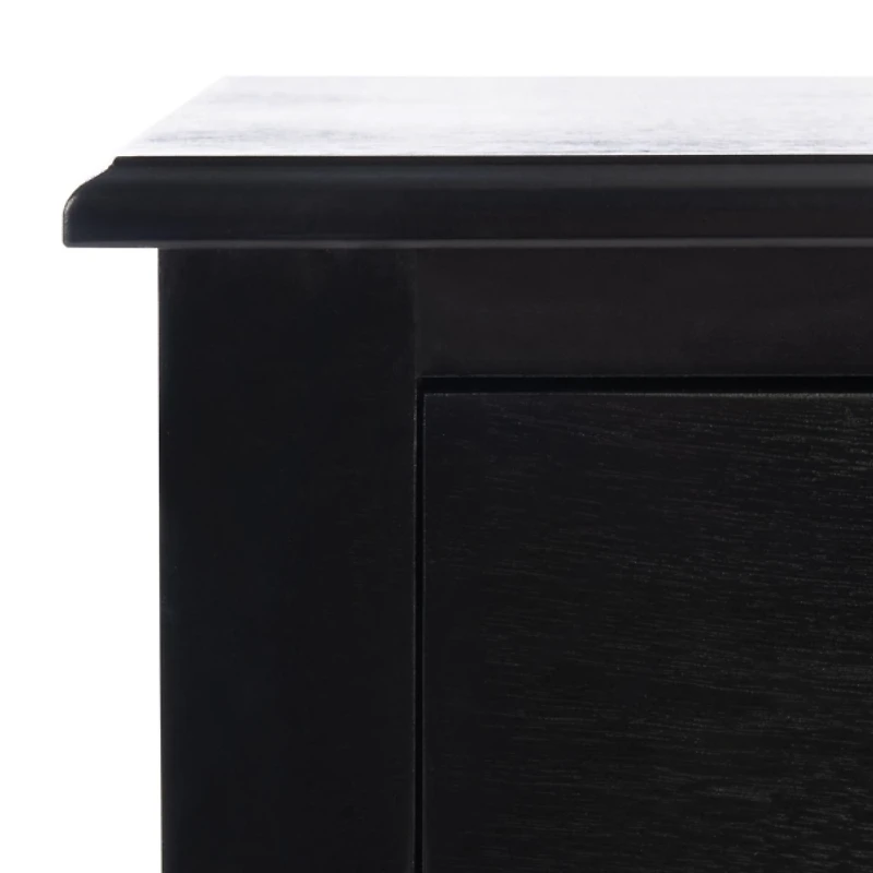 Black Wood Phoebe End Table