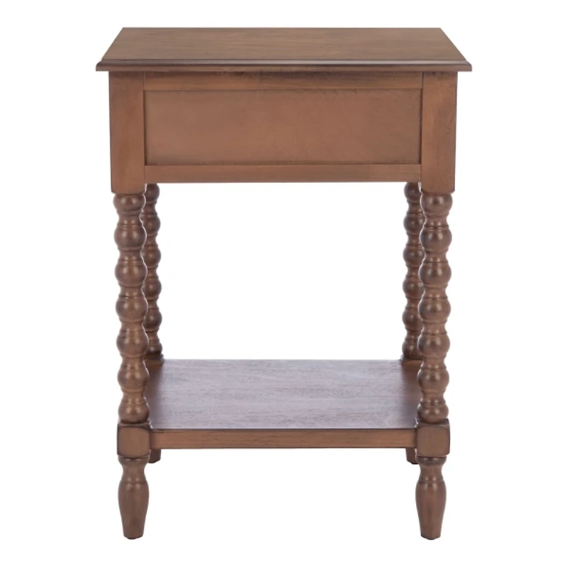 Brown Wood Phoebe End Table