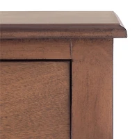 Brown Wood Phoebe End Table