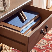 Brown Wood Phoebe End Table