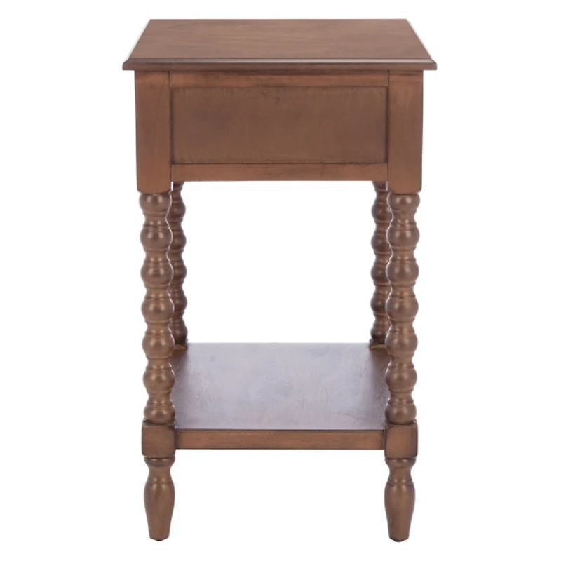 Brown Wood Phoebe End Table
