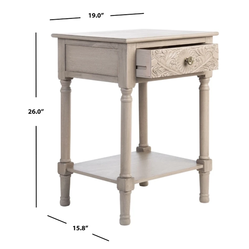 Teresa Gray Traditional Accent Table