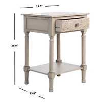 Teresa Gray Traditional Accent Table
