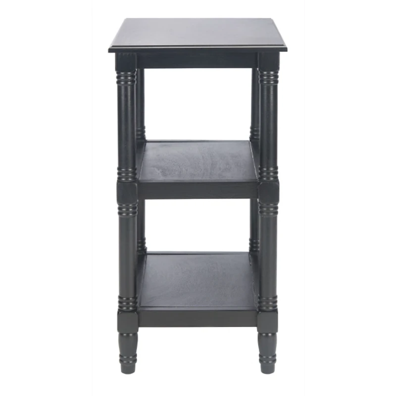 Lida Black Traditional Accent Table