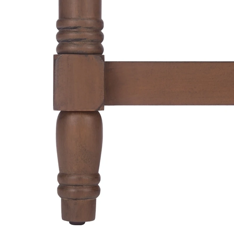 Lida Brown Traditional Accent Table