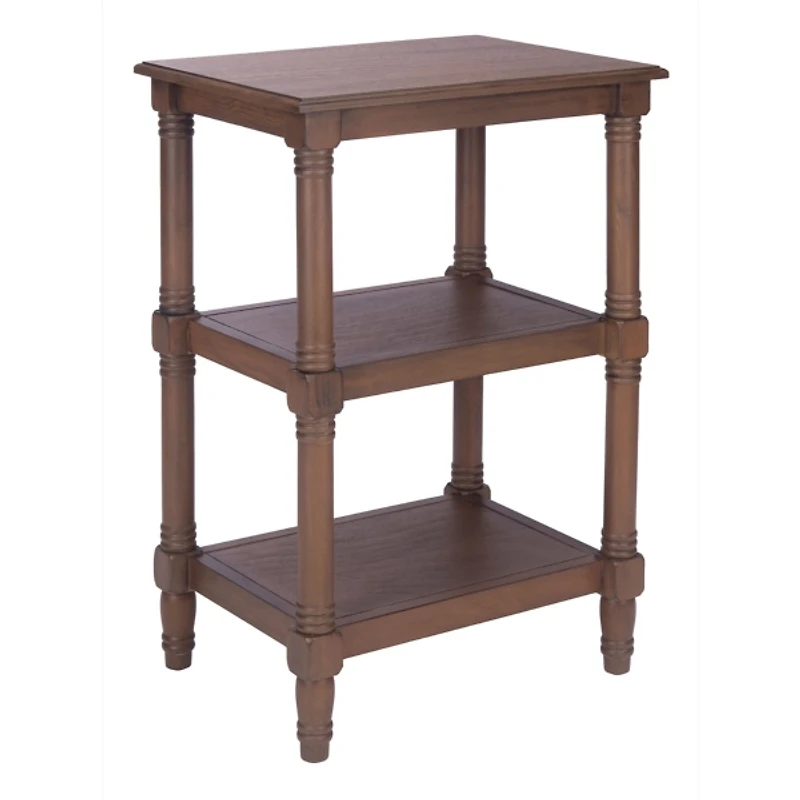 Lida Brown Traditional Accent Table