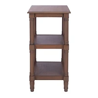 Lida Brown Traditional Accent Table