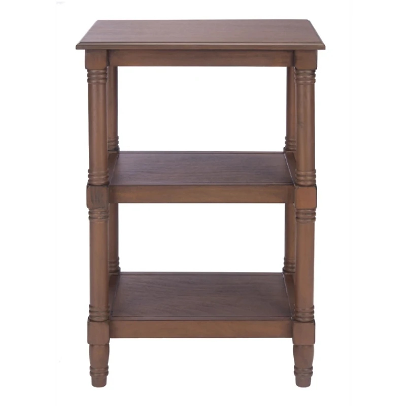 Lida Brown Traditional Accent Table