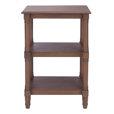 Lida Brown Traditional Accent Table