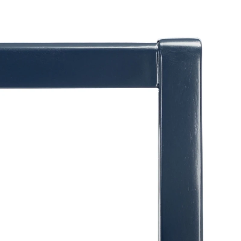 Navy 2-Drawer Lina Modern Accent Table
