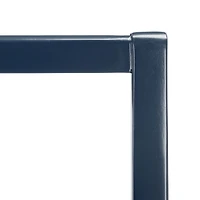 Navy 2-Drawer Lina Modern Accent Table