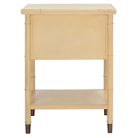 Light Blonde 2-Drawer Claudia Side Table