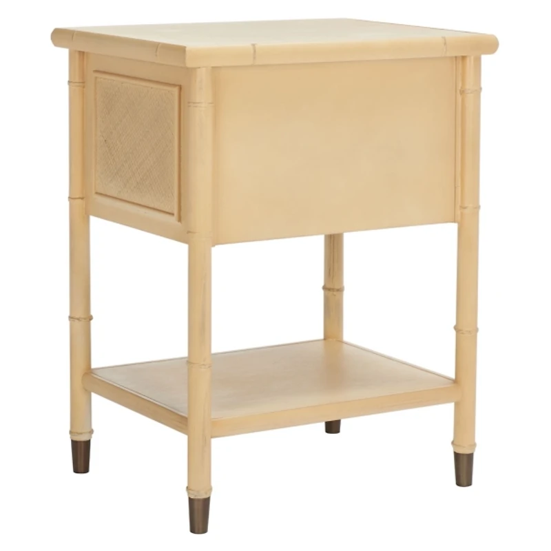 Light Blonde 2-Drawer Claudia Side Table