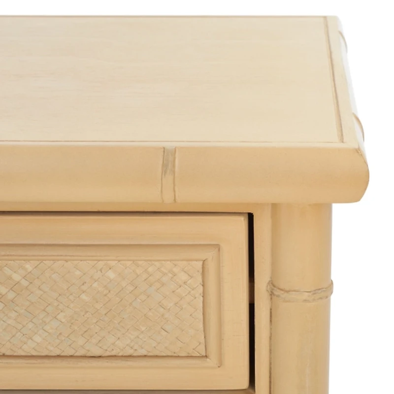 Light Blonde 2-Drawer Claudia Side Table
