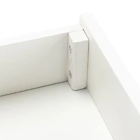 White 2-Drawer Claudia Side Table