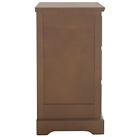 Sepia Wood 3-Drawer Britte Side Table