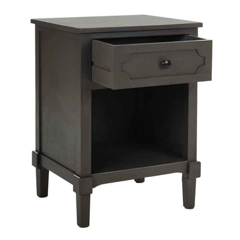 Wood Open Shelf Rosa End Table