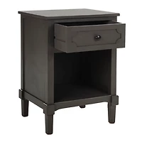 Wood Open Shelf Rosa End Table