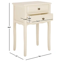 2-Drawer Mika Traditional Accent Table