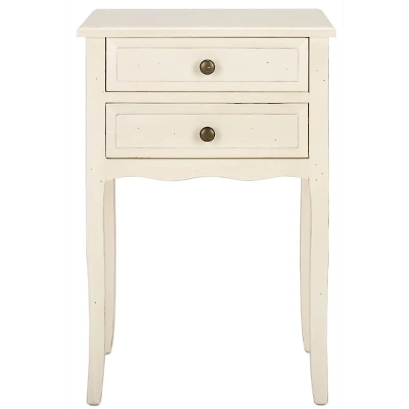 2-Drawer Mika Traditional Accent Table