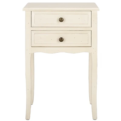 2-Drawer Mika Traditional Accent Table