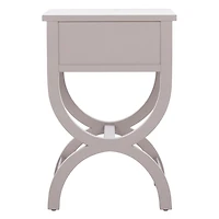 Gray Contemporary Maxine Accent Table