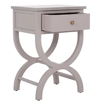 Gray Contemporary Maxine Accent Table