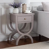 Gray Contemporary Maxine Accent Table