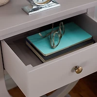 Gray Contemporary Maxine Accent Table