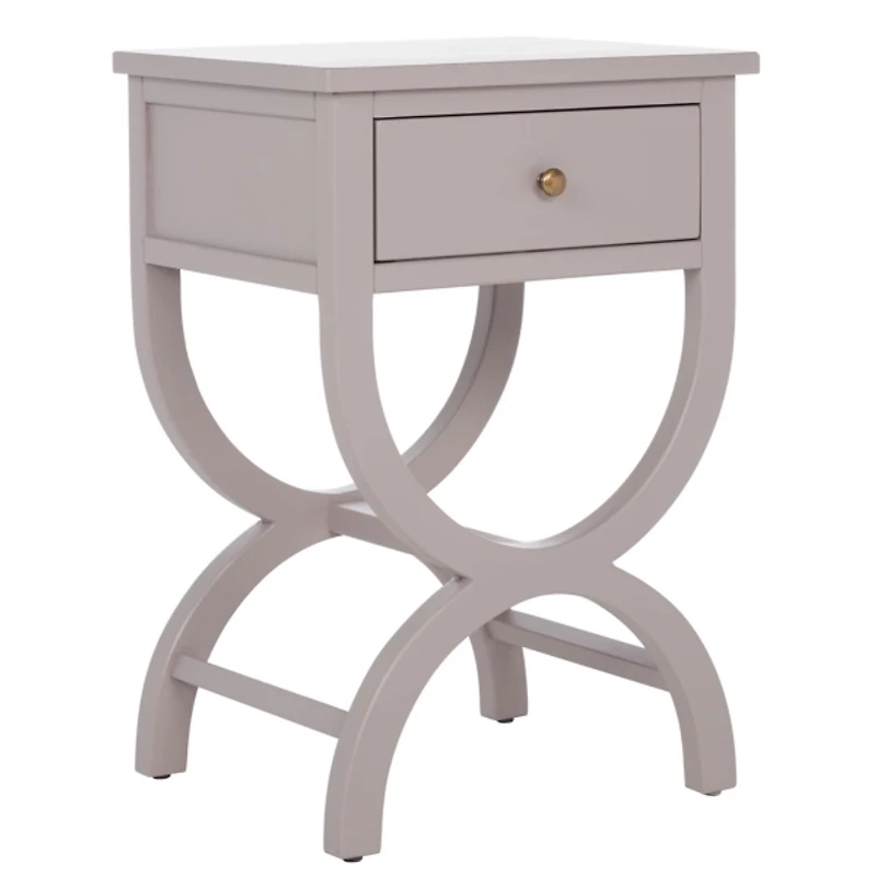 Gray Contemporary Maxine Accent Table