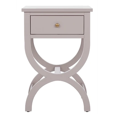 Gray Contemporary Maxine Accent Table