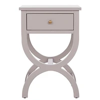Gray Contemporary Maxine Accent Table