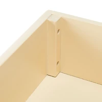 Weathered Vanilla Contemporary Maxine Accent Table