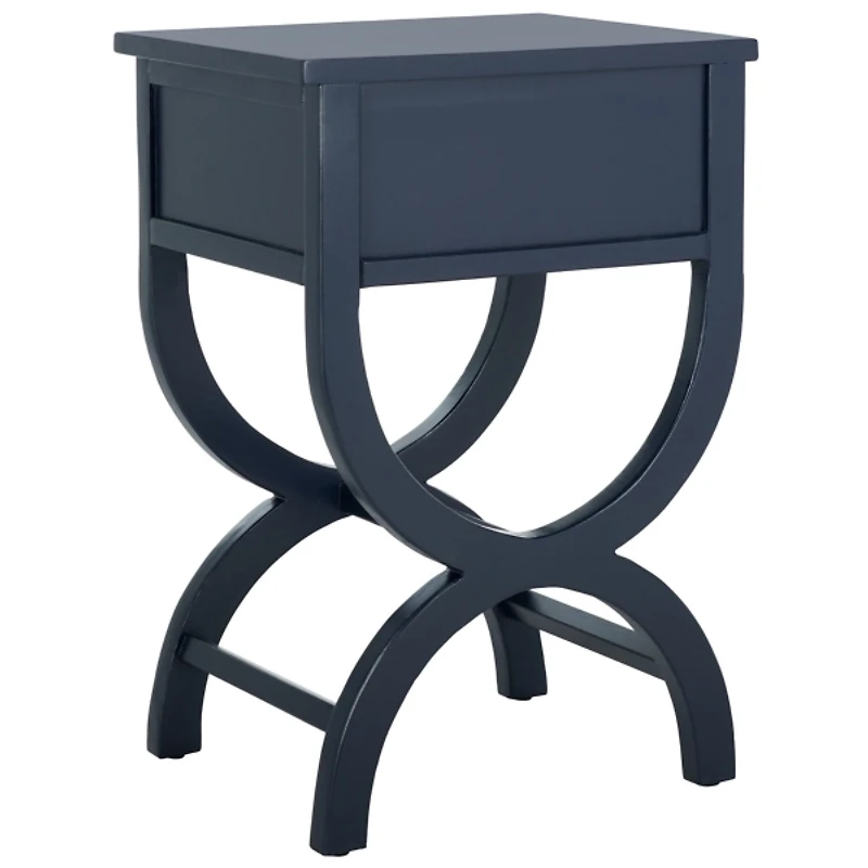 Navy Contemporary Maxine Accent Table