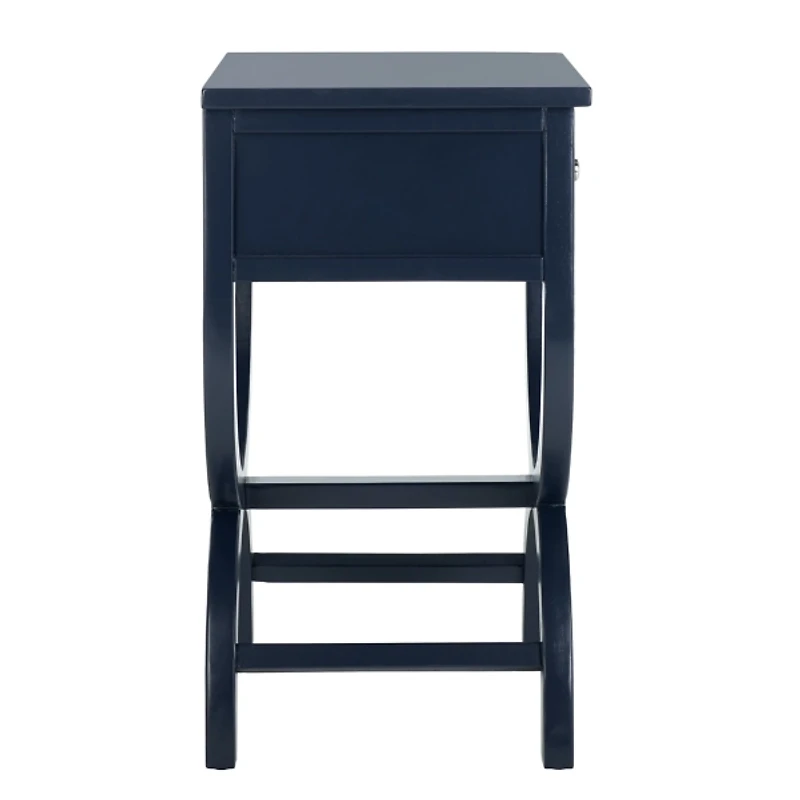 Navy Contemporary Maxine Accent Table