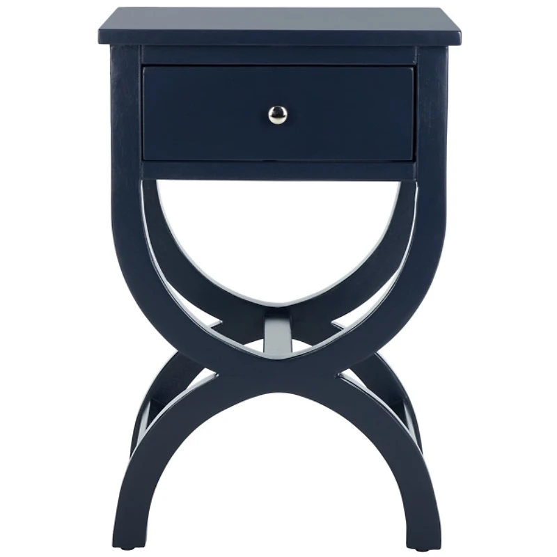 Navy Contemporary Maxine Accent Table
