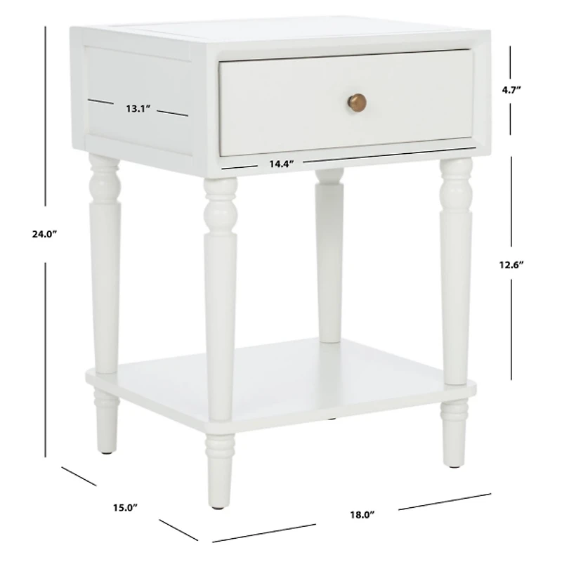 Single Drawer Letta Accent Table
