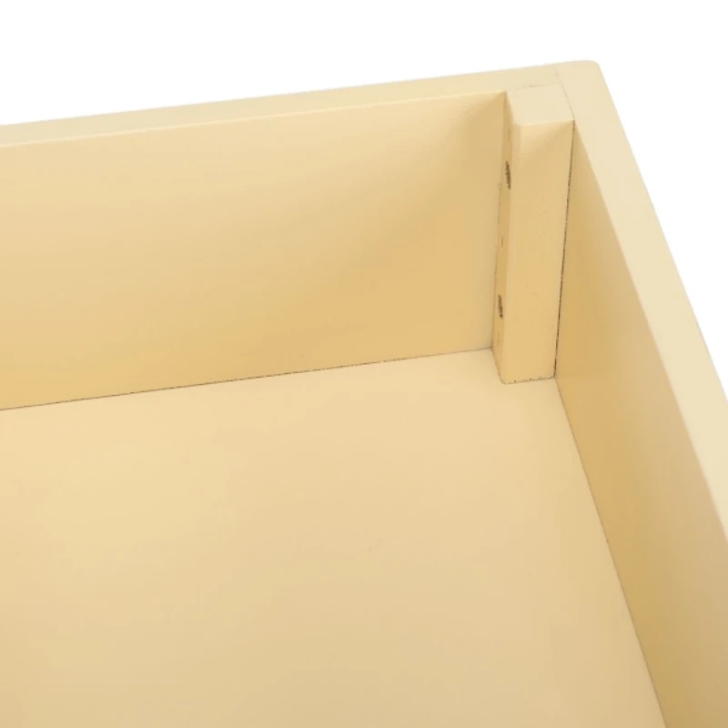 Ivory Single Drawer Letta Accent Table